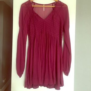 Free People long sleeve dress.